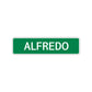 Alfredo Street Sign Children Name Room Plate