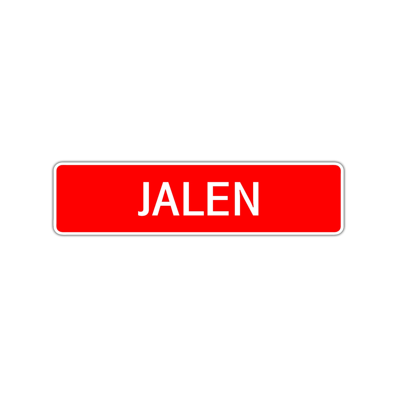 Jalen Street Sign Children Name Room Plate