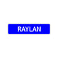 Rylan Street Sign Children Name Room Plate