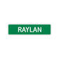 Rylan Street Sign Children Name Room Plate