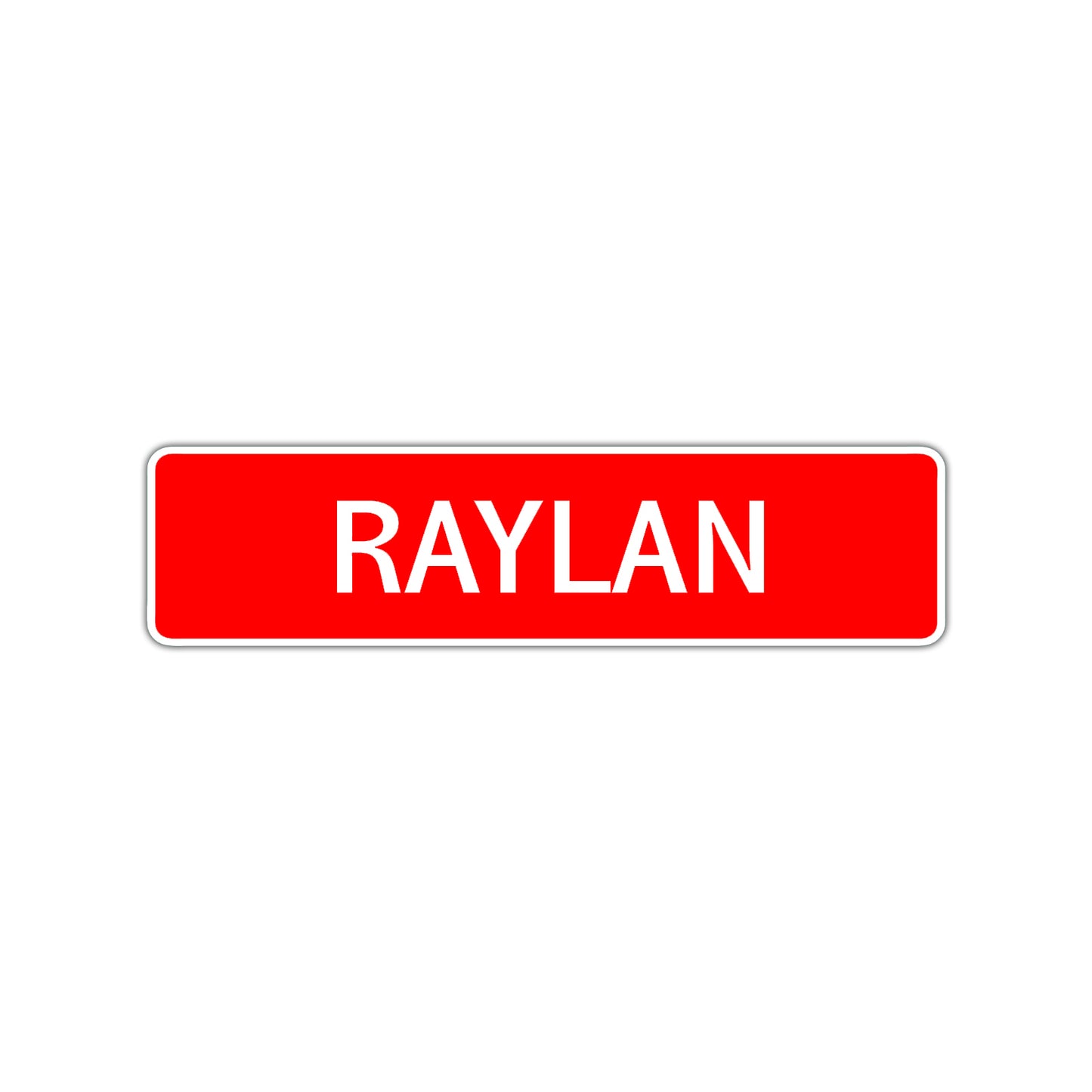 Rylan Street Sign Children Name Room Plate