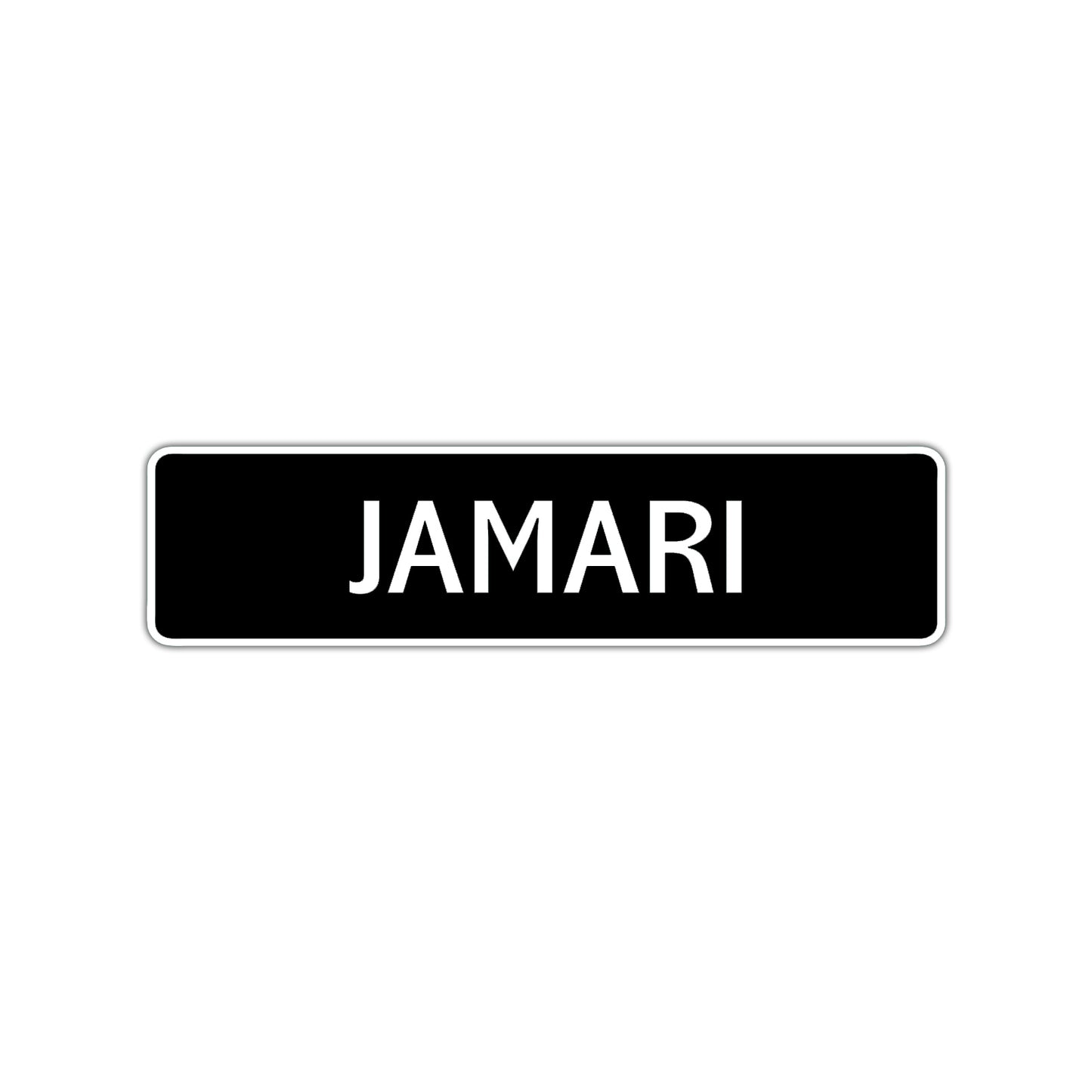 Jamari Street Sign Children Name Room Plate
