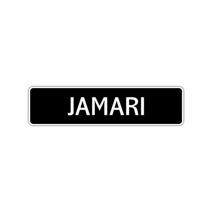 Jamari Street Sign Children Name Room Plate