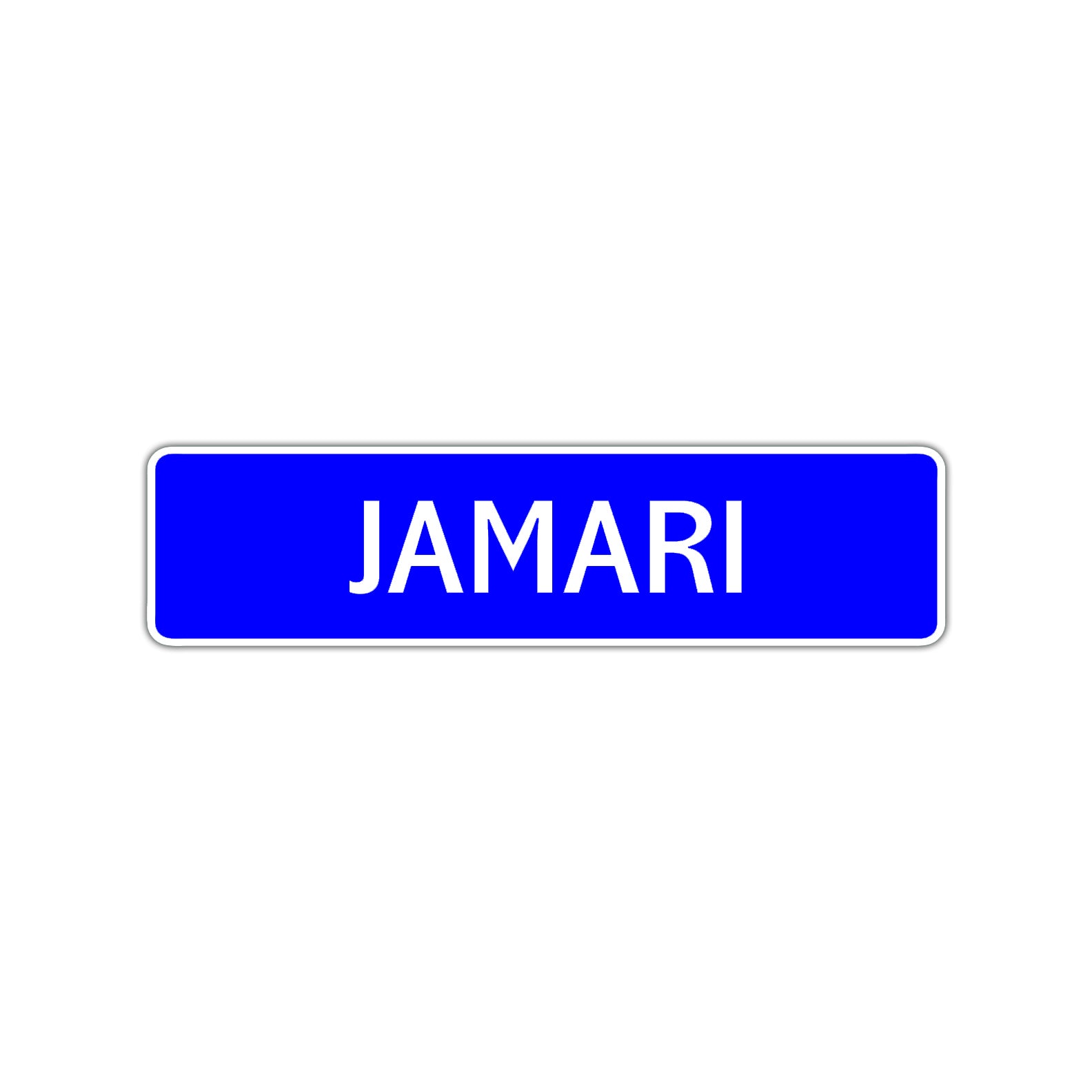 Jamari Street Sign Children Name Room Plate