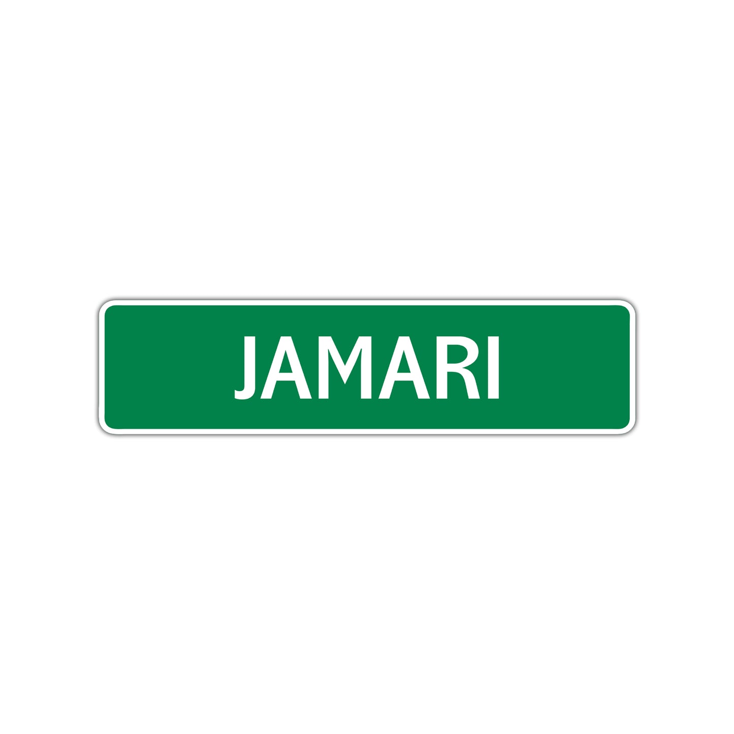 Jamari Street Sign Children Name Room Plate