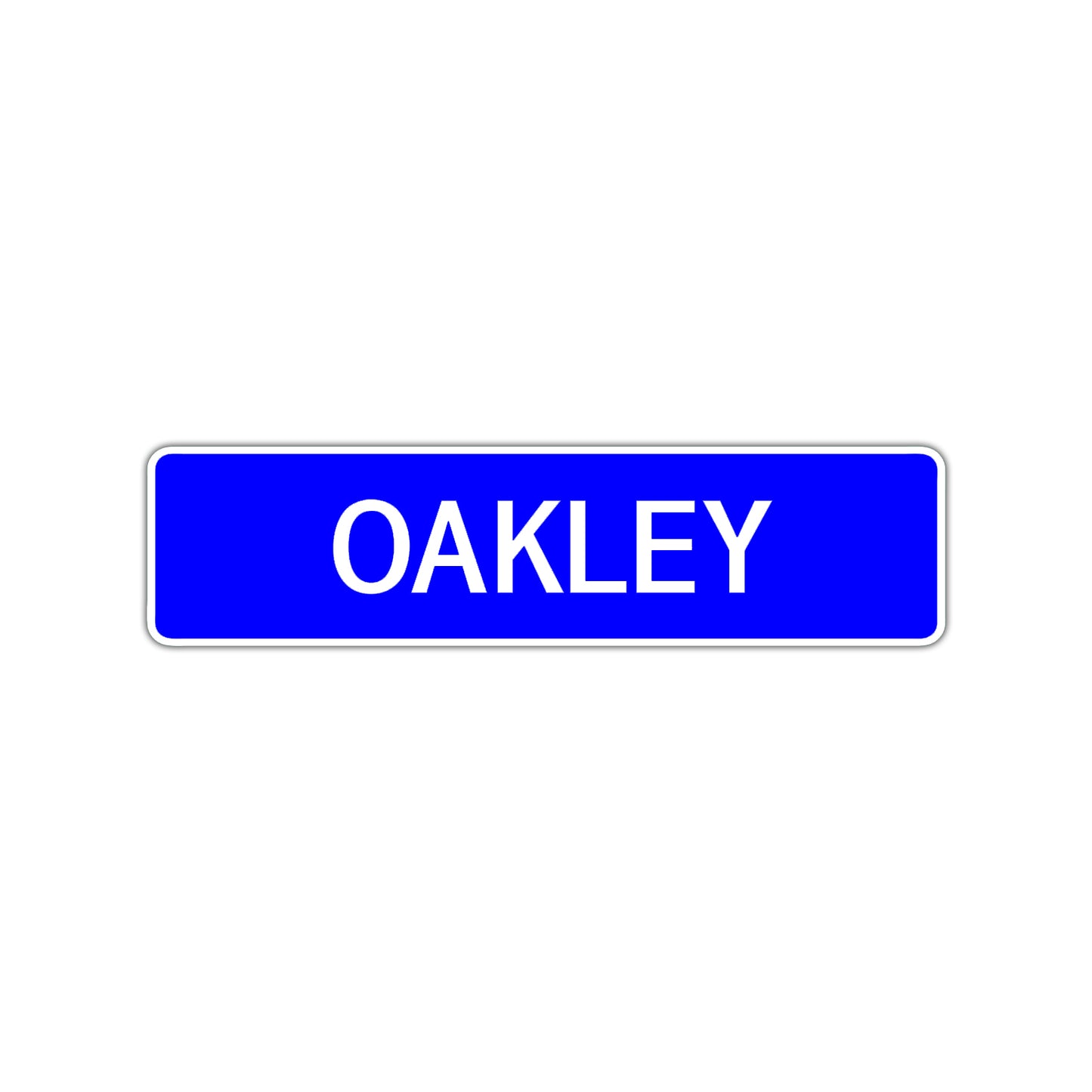 Oakley Street Sign Children Name Room Plate