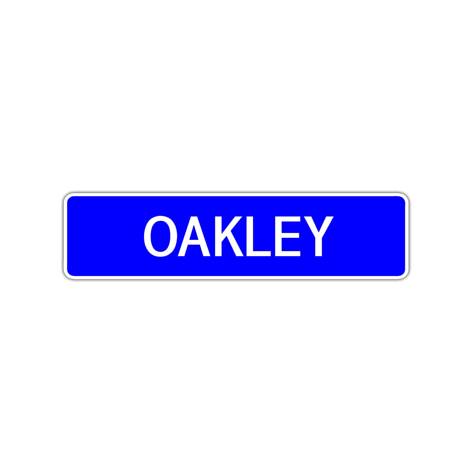 Oakley Street Sign Children Name Room Plate