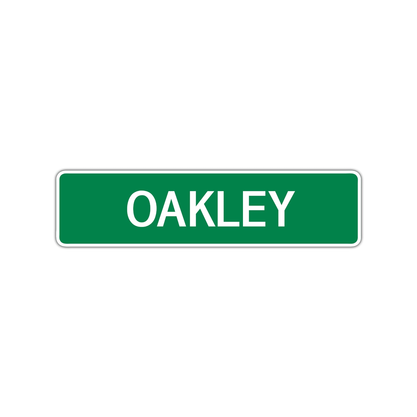 Oakley Street Sign Children Name Room Plate
