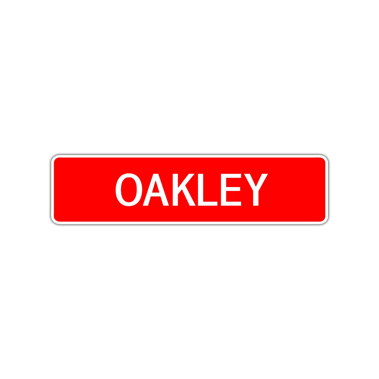 Oakley Street Sign Children Name Room Plate