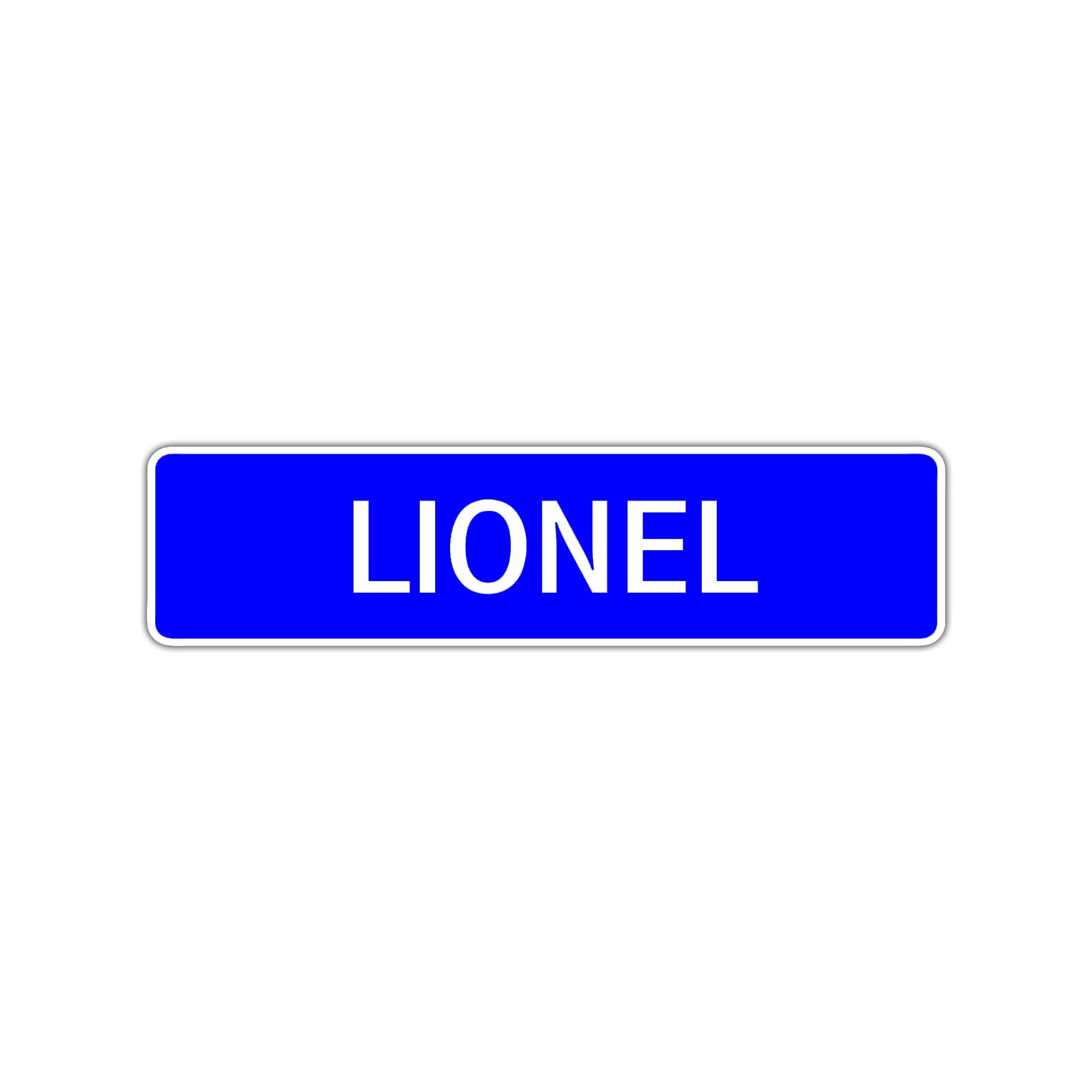 Lionel Street Sign Children Name Room Plate