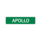 Apollo Street Sign Children Name Room Plate