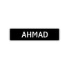 Ahmad Street Sign Children Name Room Plate