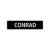 Conrad Street Sign Children Name Room Plate
