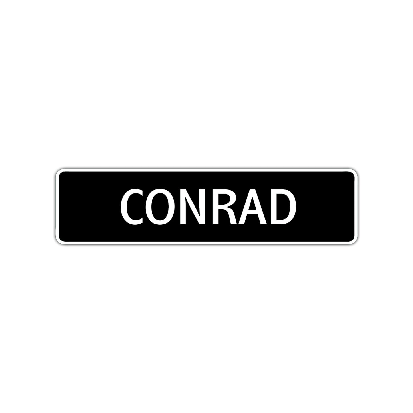 Conrad Street Sign Children Name Room Plate