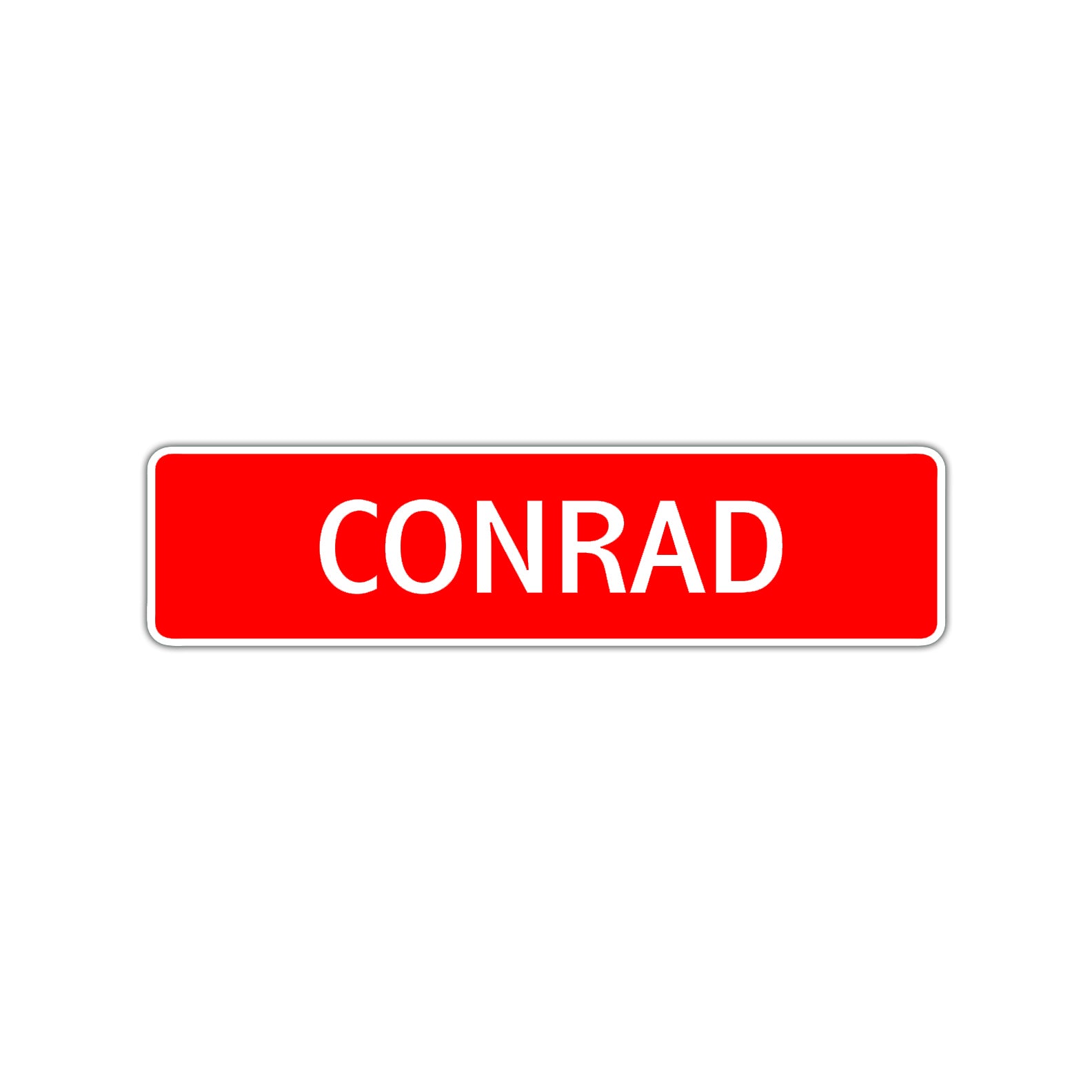 Conrad Street Sign Children Name Room Plate