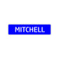 Mitchell Street Sign Children Name Room Plate