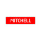Mitchell Street Sign Children Name Room Plate