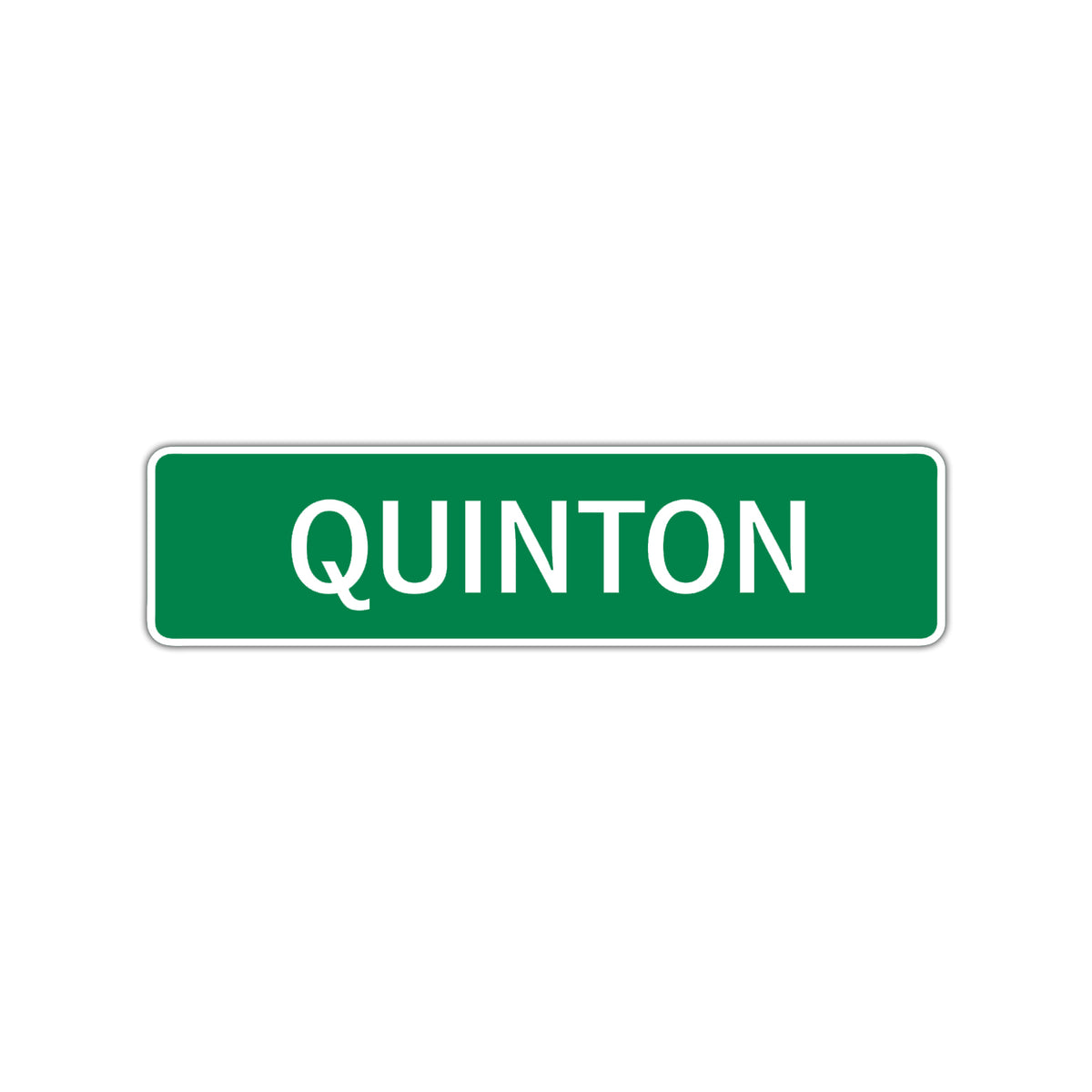 Quinton Street Sign Children Name Room Plate – Sign Fever