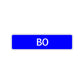 Bo Street Sign Children Name Room Plate