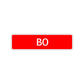 Bo Street Sign Children Name Room Plate