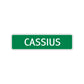 Cassius Street Sign Children Name Room Plate