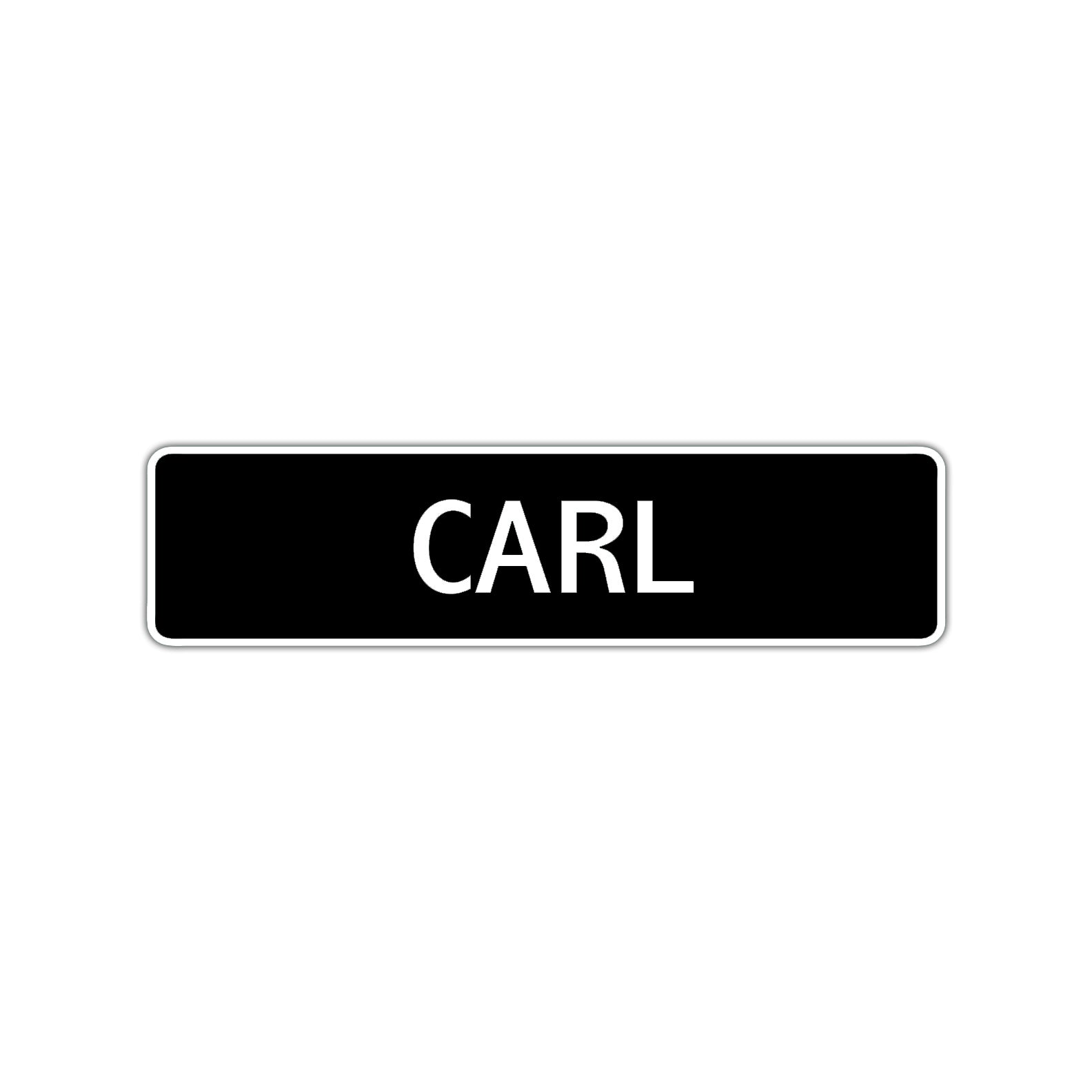 Carl Street Sign Children Name Room Plate