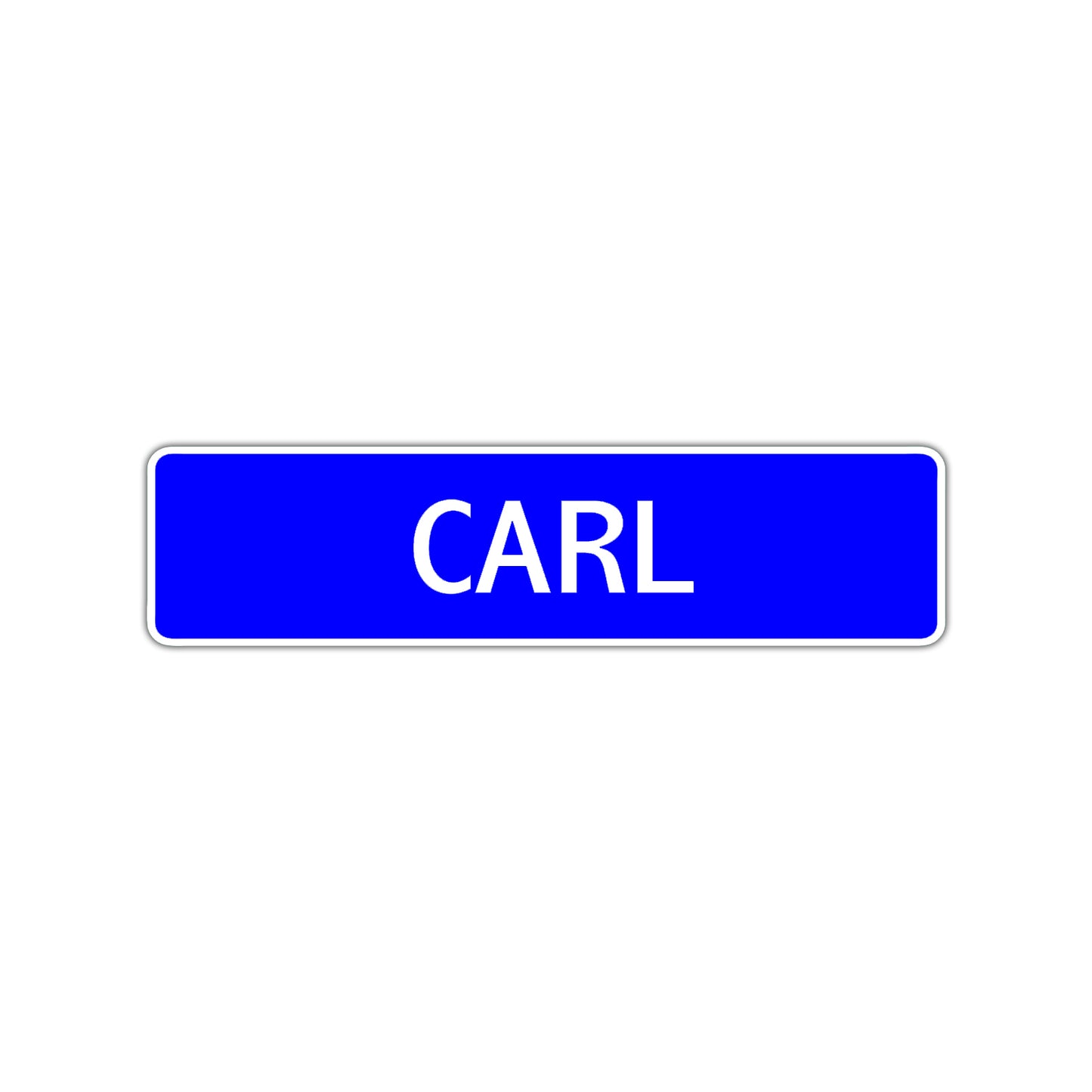 Carl Street Sign Children Name Room Plate