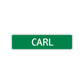 Carl Street Sign Children Name Room Plate