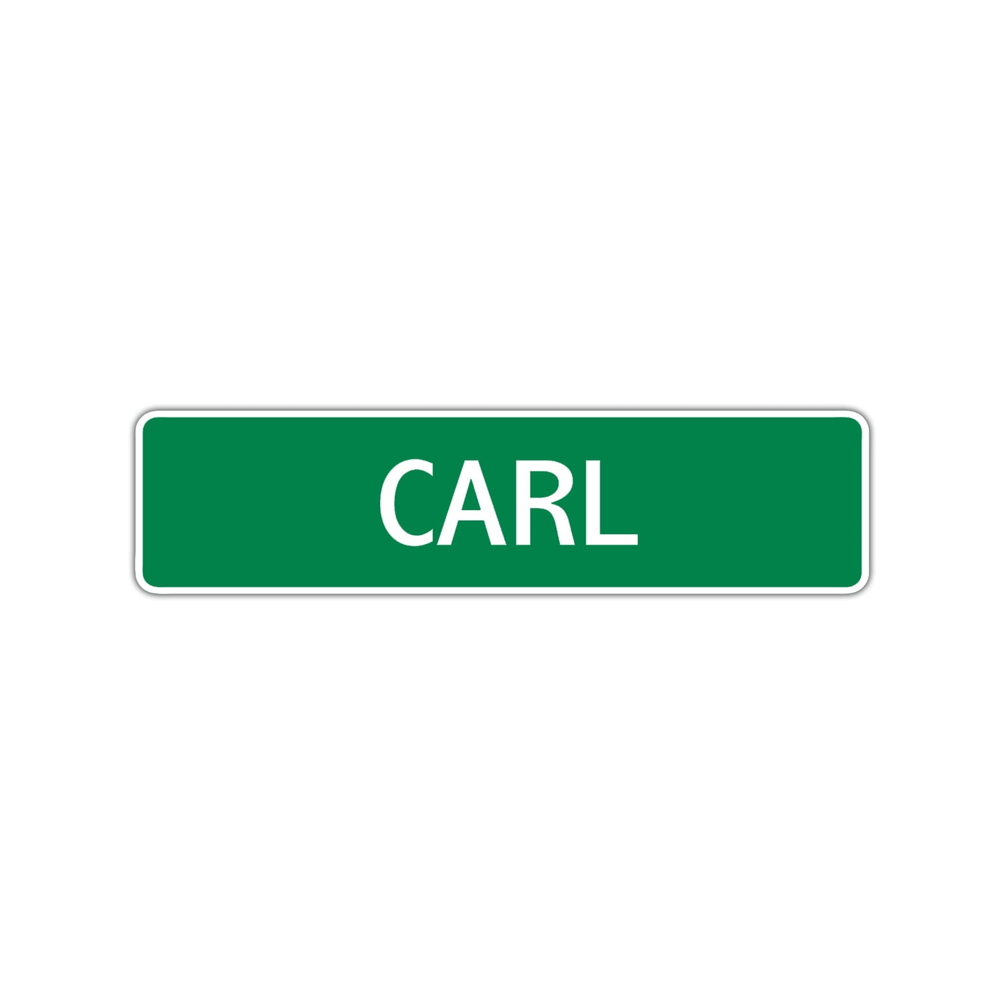 Carl Street Sign Children Name Room Plate