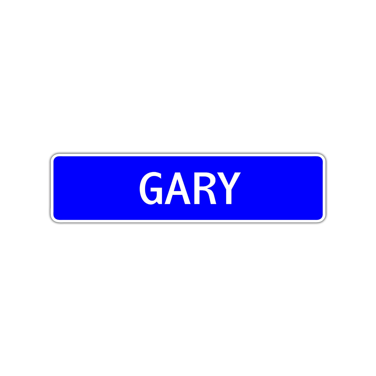 Gary Street Sign Children Name Room Plate