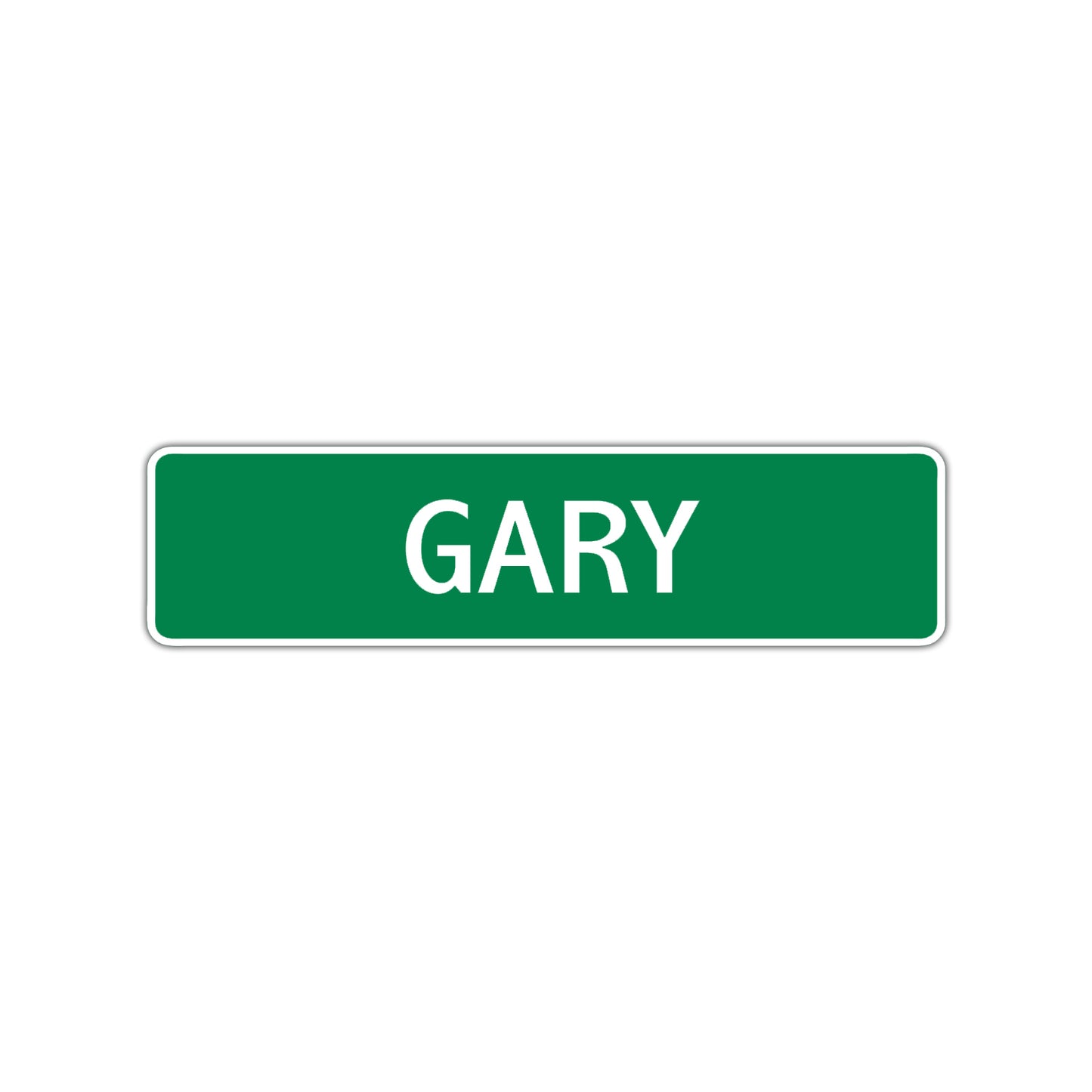 Gary Street Sign Children Name Room Plate
