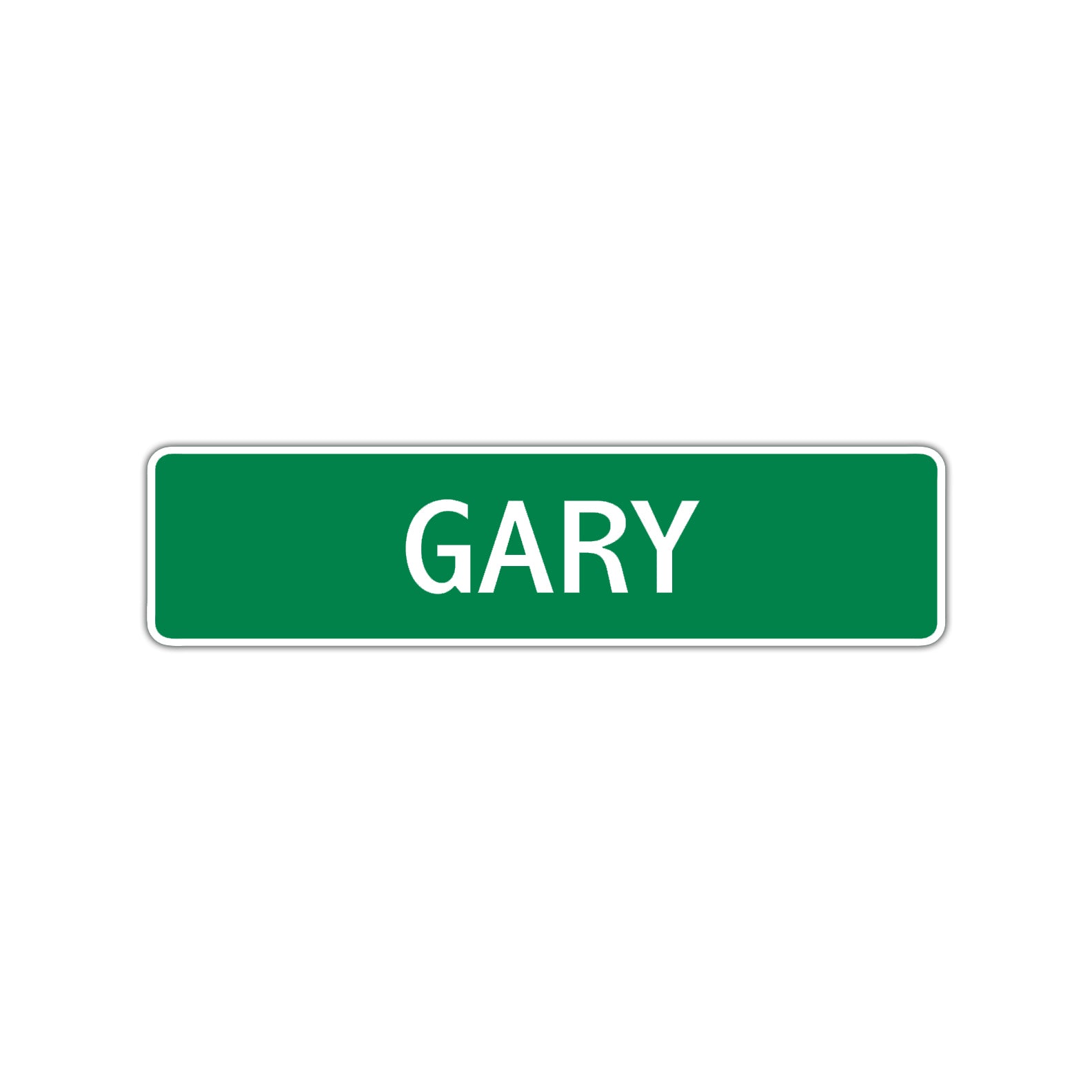 Gary Street Sign Children Name Room Plate
