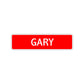 Gary Street Sign Children Name Room Plate
