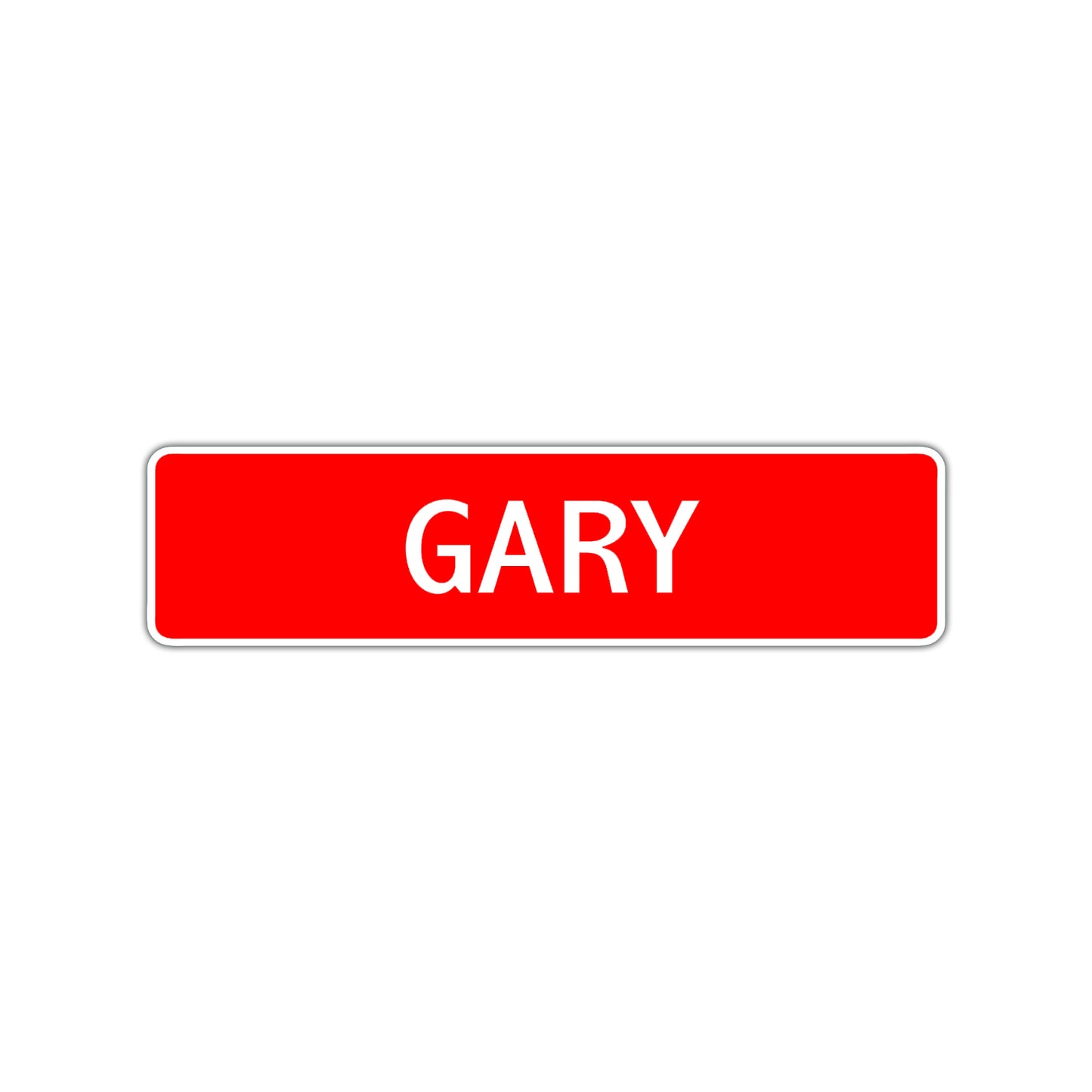 Gary Street Sign Children Name Room Plate