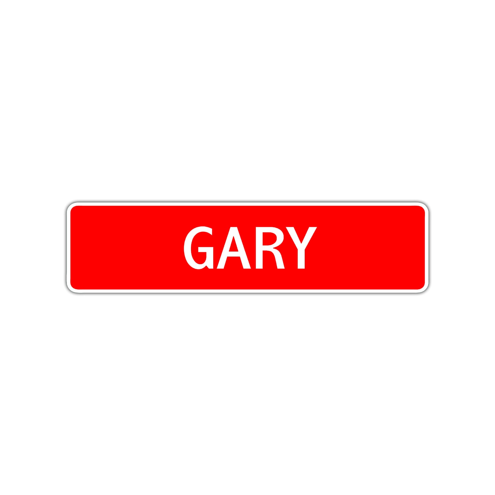 Gary Street Sign Children Name Room Plate