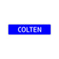 Colten Street Sign Children Name Room Plate