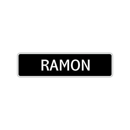 Ramon Street Sign Children Name Room Plate – Sign Fever
