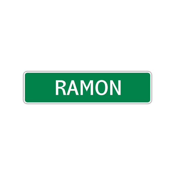Ramon Street Sign Children Name Room Plate - Sign Fever
