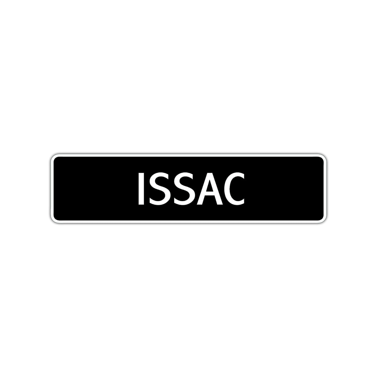 Issac Street Sign Children Name Room Plate – Sign Fever