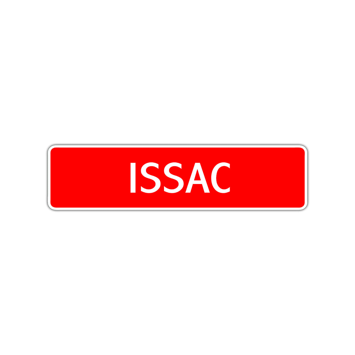 Issac Street Sign Children Name Room Plate – Sign Fever