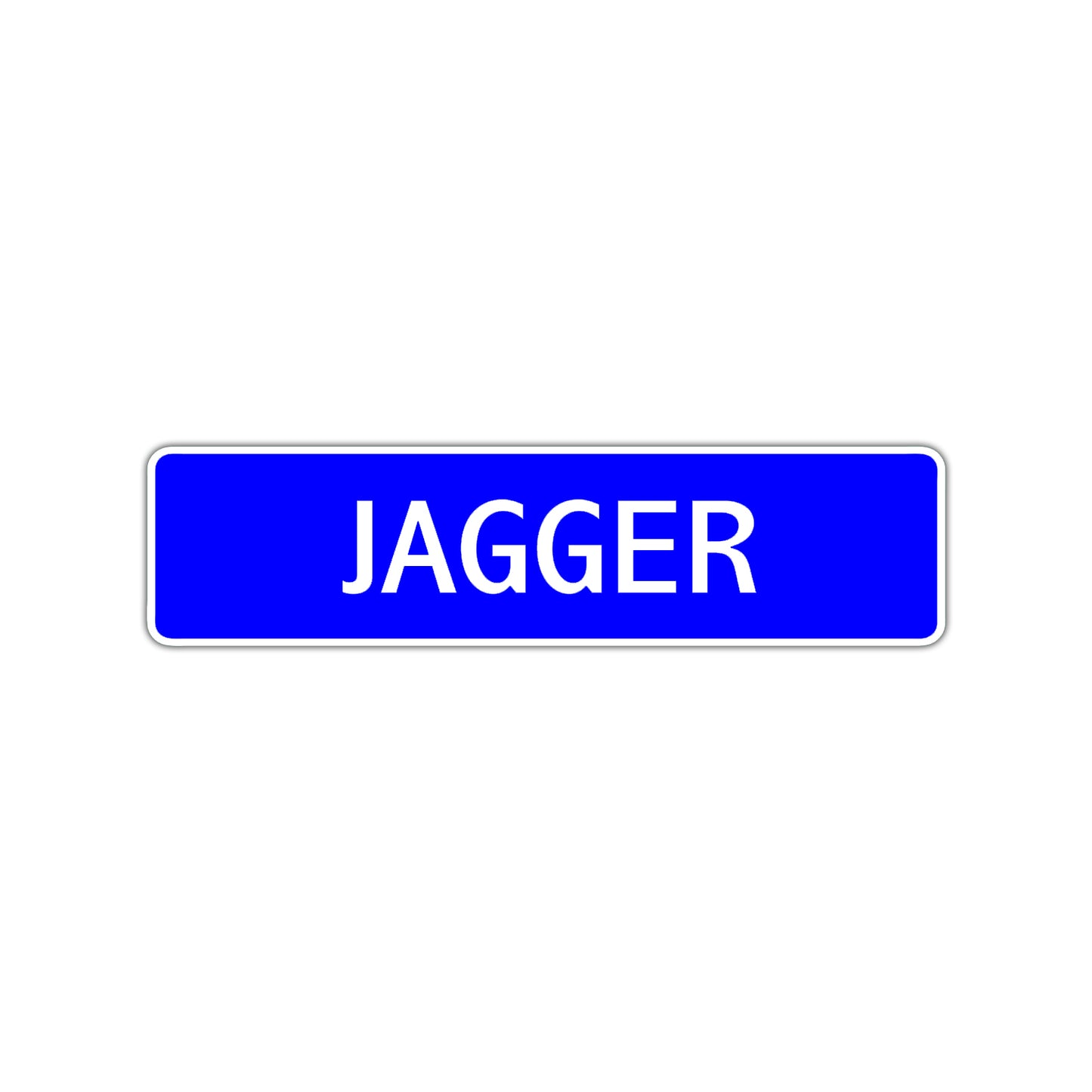 Jagger Street Sign Children Name Room Plate