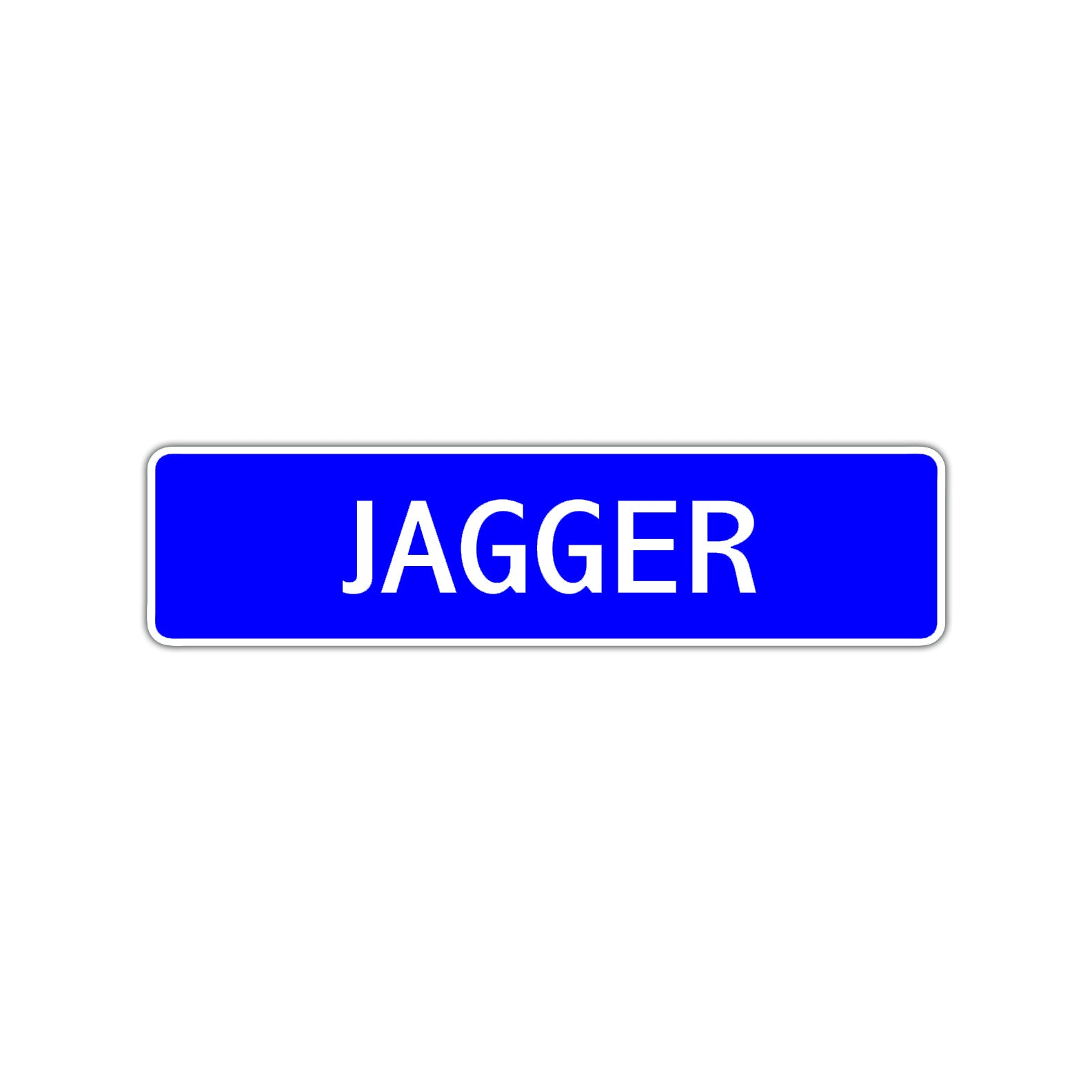 Jagger Street Sign Children Name Room Plate