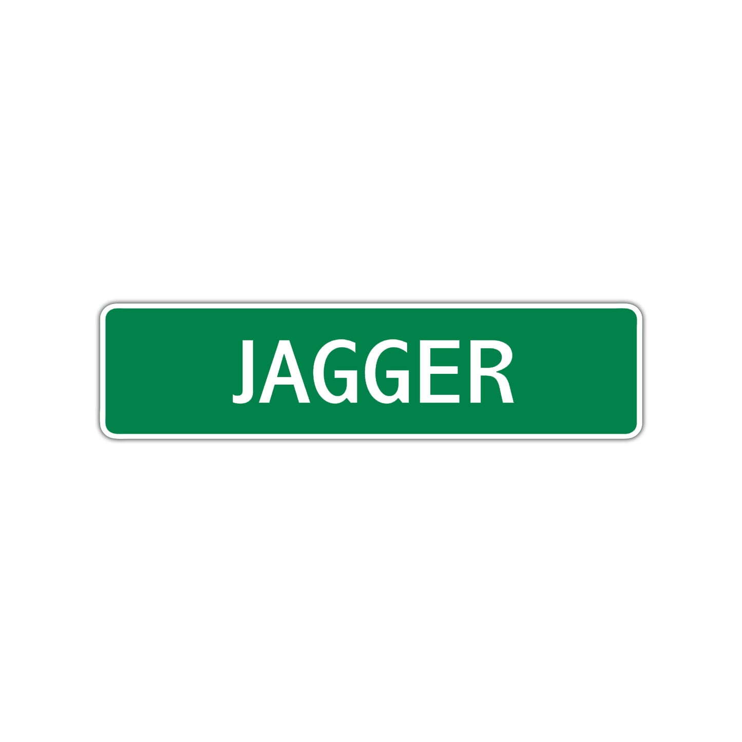 Jagger Street Sign Children Name Room Plate