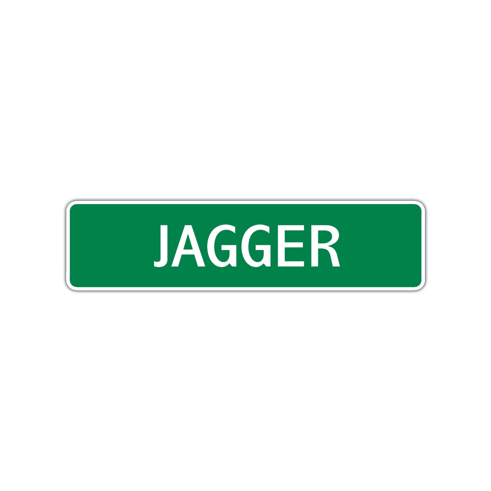 Jagger Street Sign Children Name Room Plate