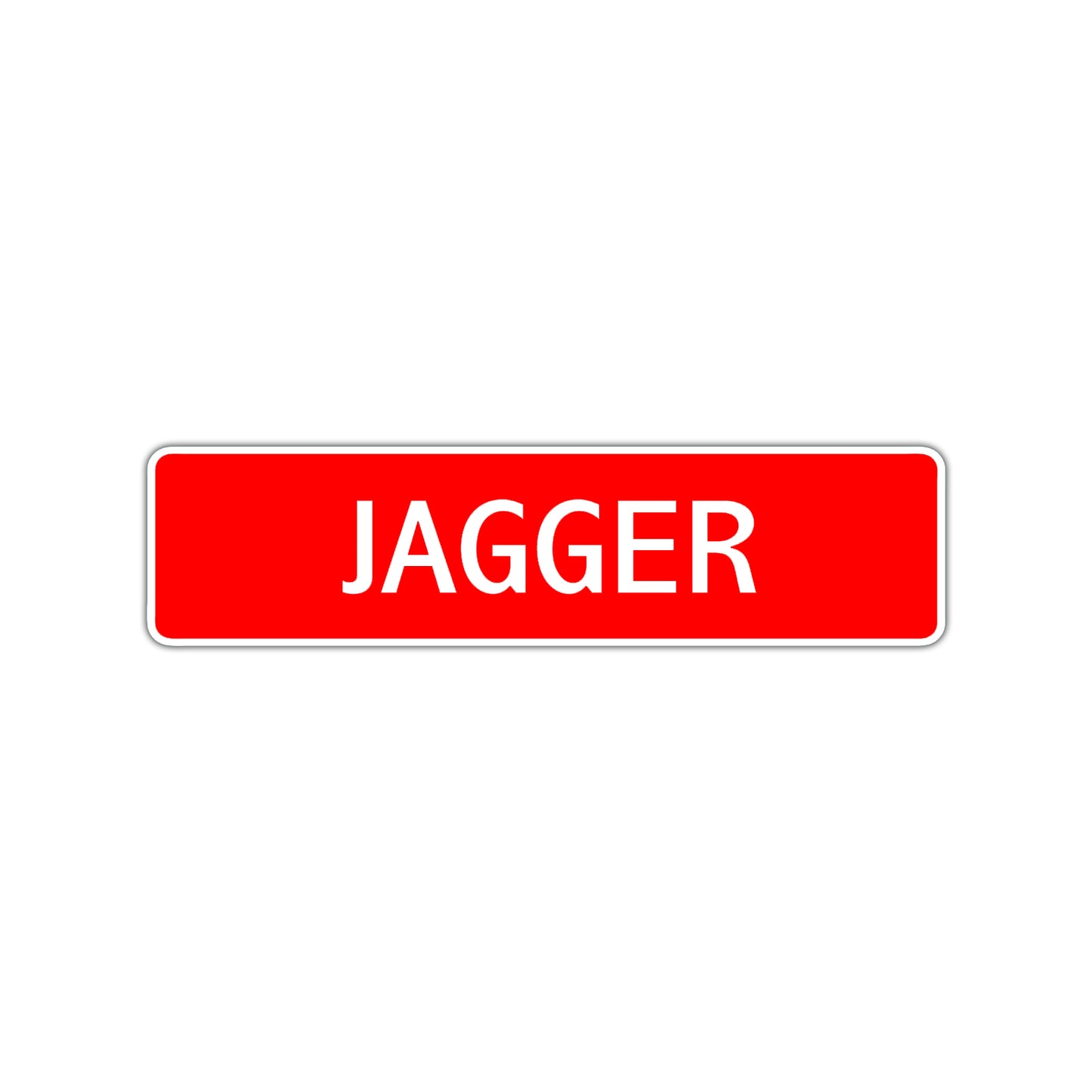 Jagger Street Sign Children Name Room Plate
