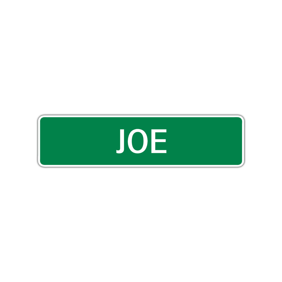 Joe Street Sign Children Name Room Plate – Sign Fever