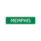 Memphis Street Sign Children Name Room Plate