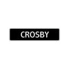 Crosby Street Sign Children Name Room Plate