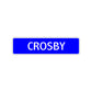 Crosby Street Sign Children Name Room Plate