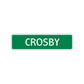 Crosby Street Sign Children Name Room Plate